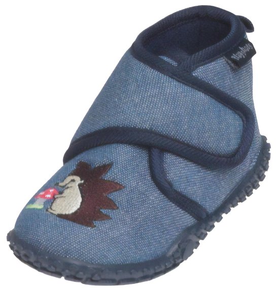 Playshoes Egel Pantoffels - Kinderen - Jeansblauw