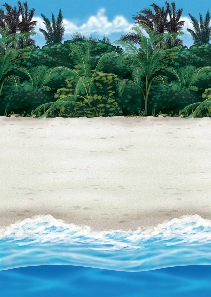 bol.com | Hawaii Wanddecoratie Strand 12,2m