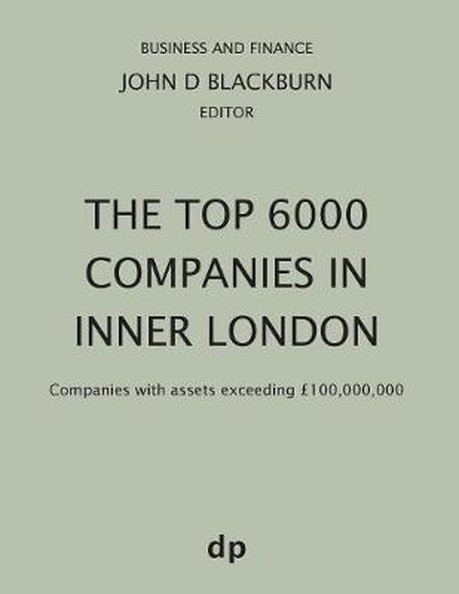 Business and Finance-The Top 6000 Companies in Inner London - Dellam Publishing Limited