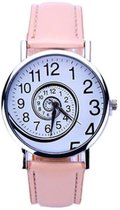 Hidzo Horloge Swirl ø 37 mm - Creme - In horlogedoosje