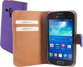 Mobiparts Premium Wallet Case Samsung Galaxy Trend Purple