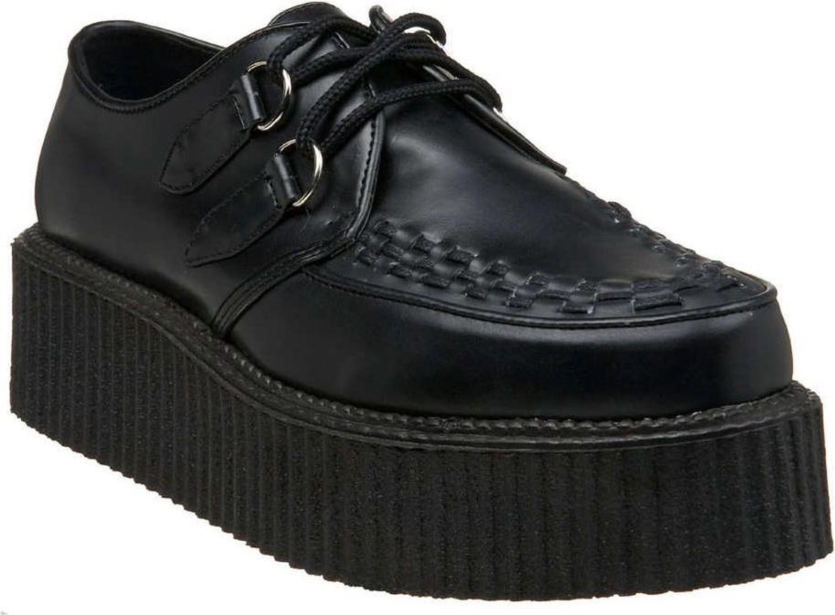 Demonia Creepers 38 Shoes VCREEPER502 US 6 Zwart