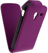 Xccess Leather Flip Case Samsung i8160 Ace2 Purple
