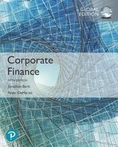 Samenvatting van alle colleges O&V (Corporate Finance Hoofdstuk 14-30)