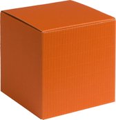 Geschenkdoosjes vierkant-kubus karton   15x15x15cm ORANJE (100 stuks)