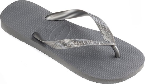 Havaianas Top Tiras Dames Slippers - Steel Grey - Maat 35/36