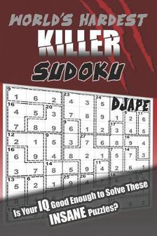 world-s-hardest-killer-sudoku-djape-9781790247530-boeken-bol