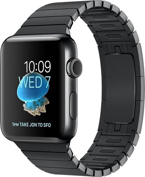 Apple Watch Series 2 Smartwatch 42mm Zwart Schakelarmband Zwart