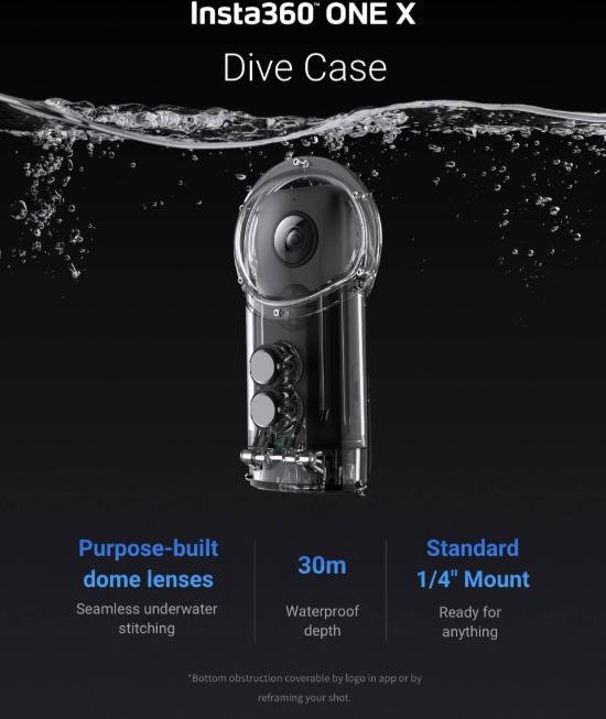 Insta360 One X + Dive Case