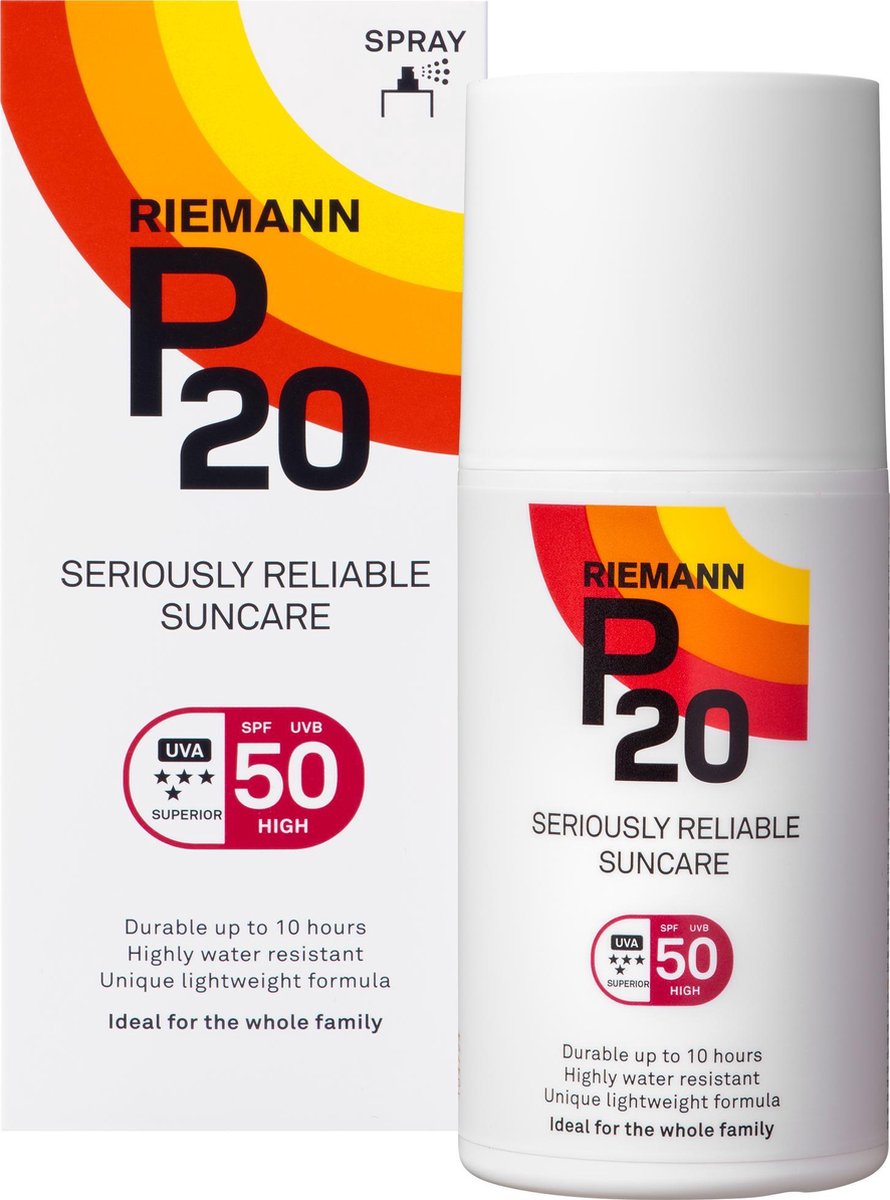 P20 SPF 50 - Zonnebrand Spray - Factor 50 - 200 ml