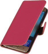 BestCases.nl Roze Leder Look Booktype wallet hoesje voor Apple iPhone 5 / 5s / SE