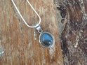 Natuursieraad - 925 sterling zilver labradoriet ketting - luxe edelsteen sieraad - handgemaakt Natuursieraad - 925 sterling zilver labradoriet ketting - luxe edelsteen sieraad - handgemaakt