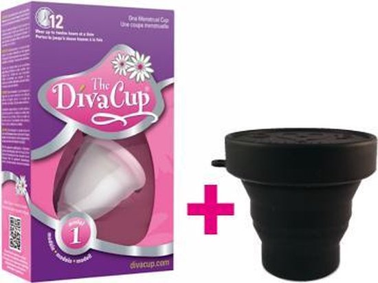 DivaCup Herbruikbare Menstruatiecup - Maat S - Type 1 - 1 stuk