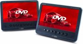 Caliber MPD278 - Portable DVD speler - 2x 7 Inch met  1 DVD Unit 1 Slave unit - USB- Zwart