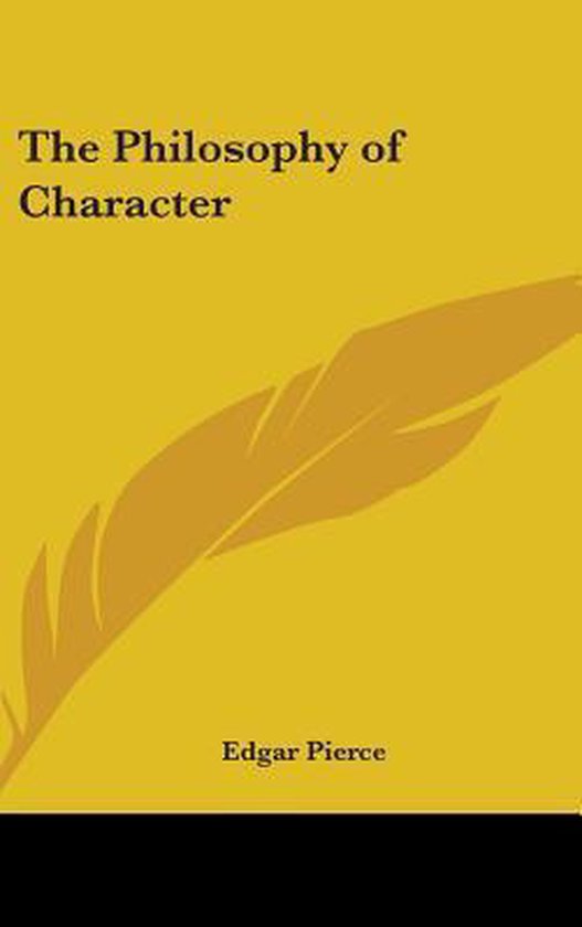 The Philosophy of Character - cover
