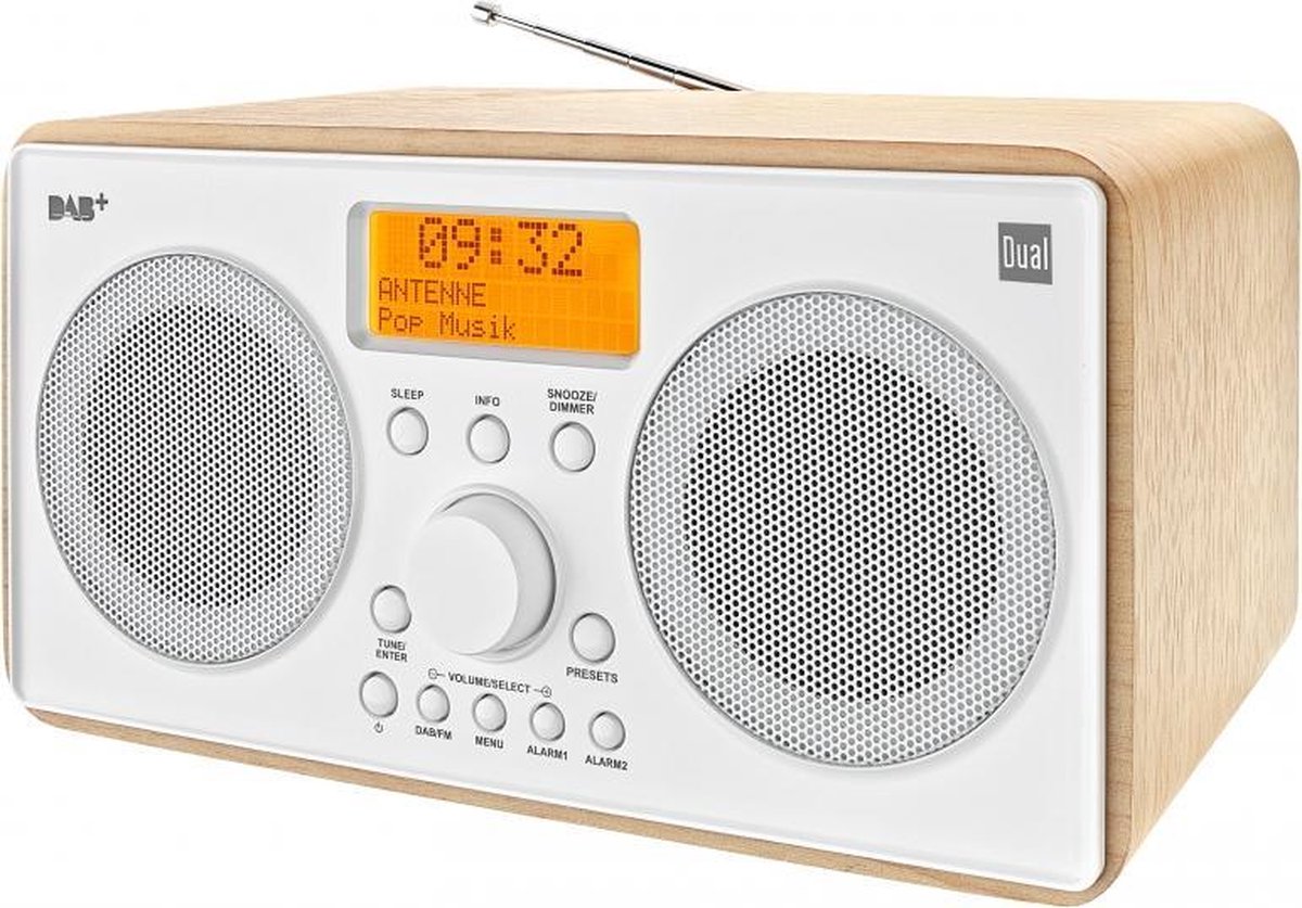 Dual DAB+ stereo wekkerradio tafelmodel | bol.com