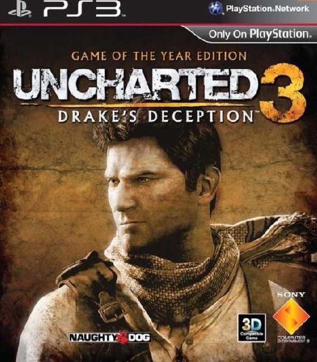 Sony Interactive Entertainment Uncharted 3: Drake's Deception Game of the year edition, PS3 Standaard+DLC PlayStation 3