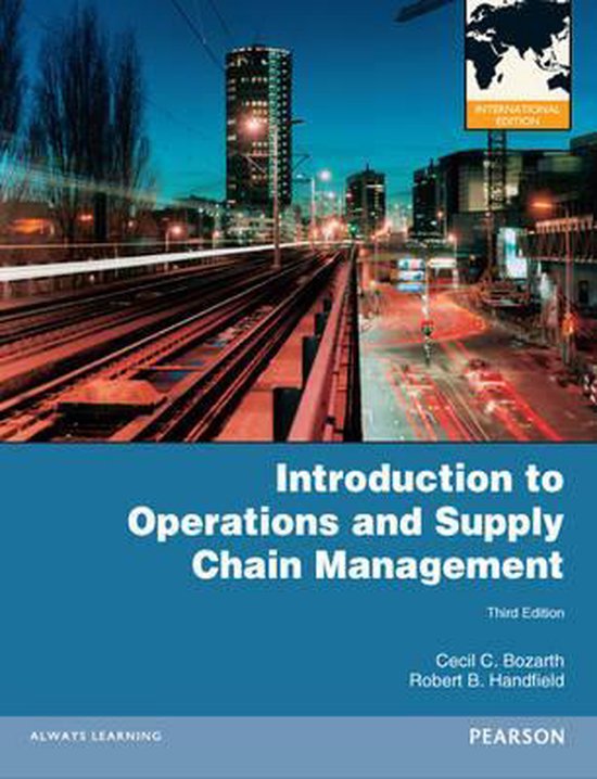 Introduction To Operations And Supply Chain Management | 9780273770084 ...