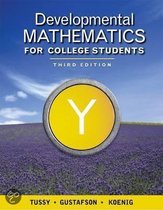 Developmental Mathematics for College Students