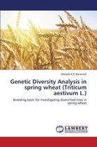 Genetic Diversity Analysis in Spring Wheat (Triticum Aestivum L.)