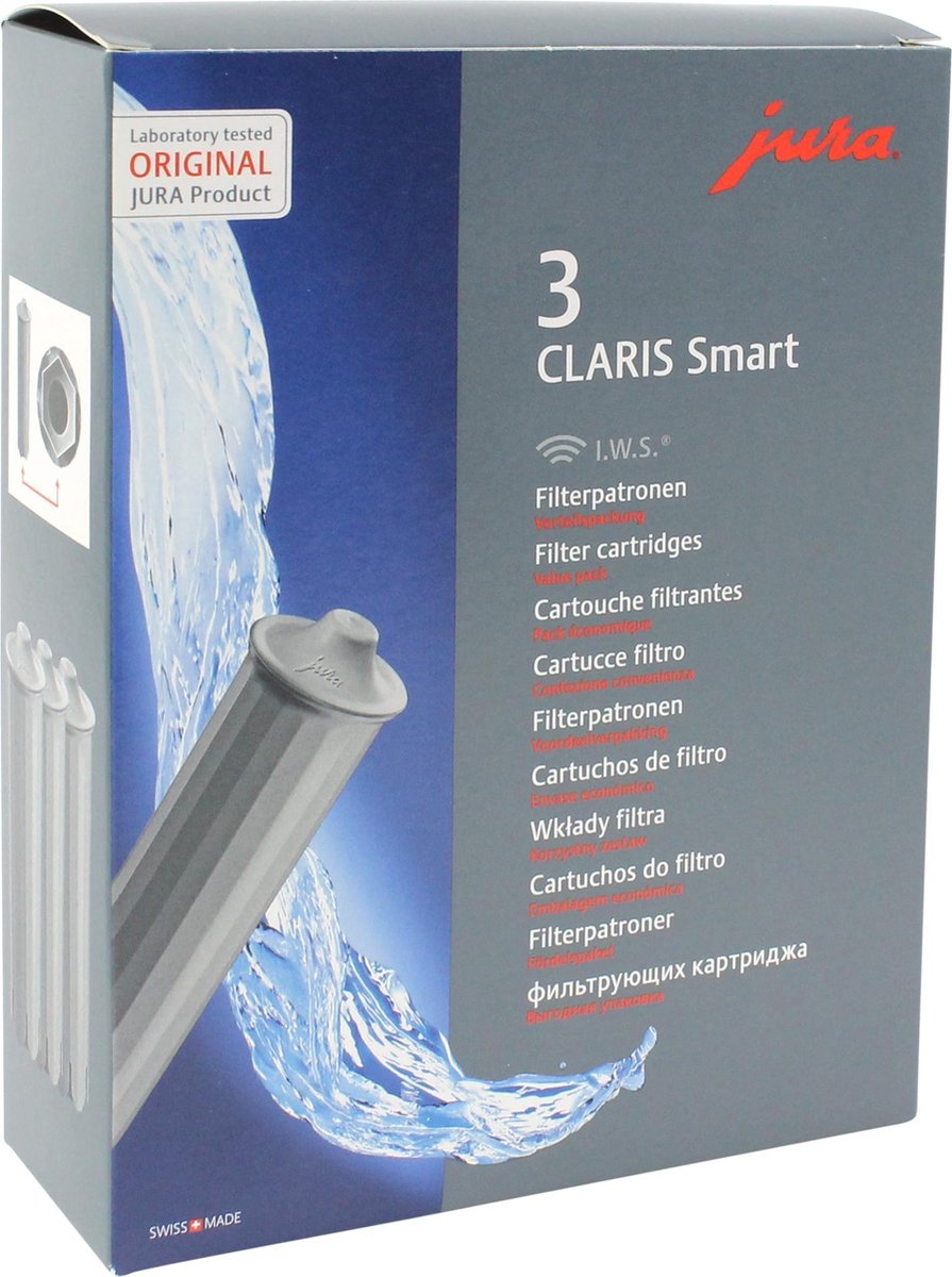 Jura 24232 Filter Cartridge Claris Smart+ Water Filter