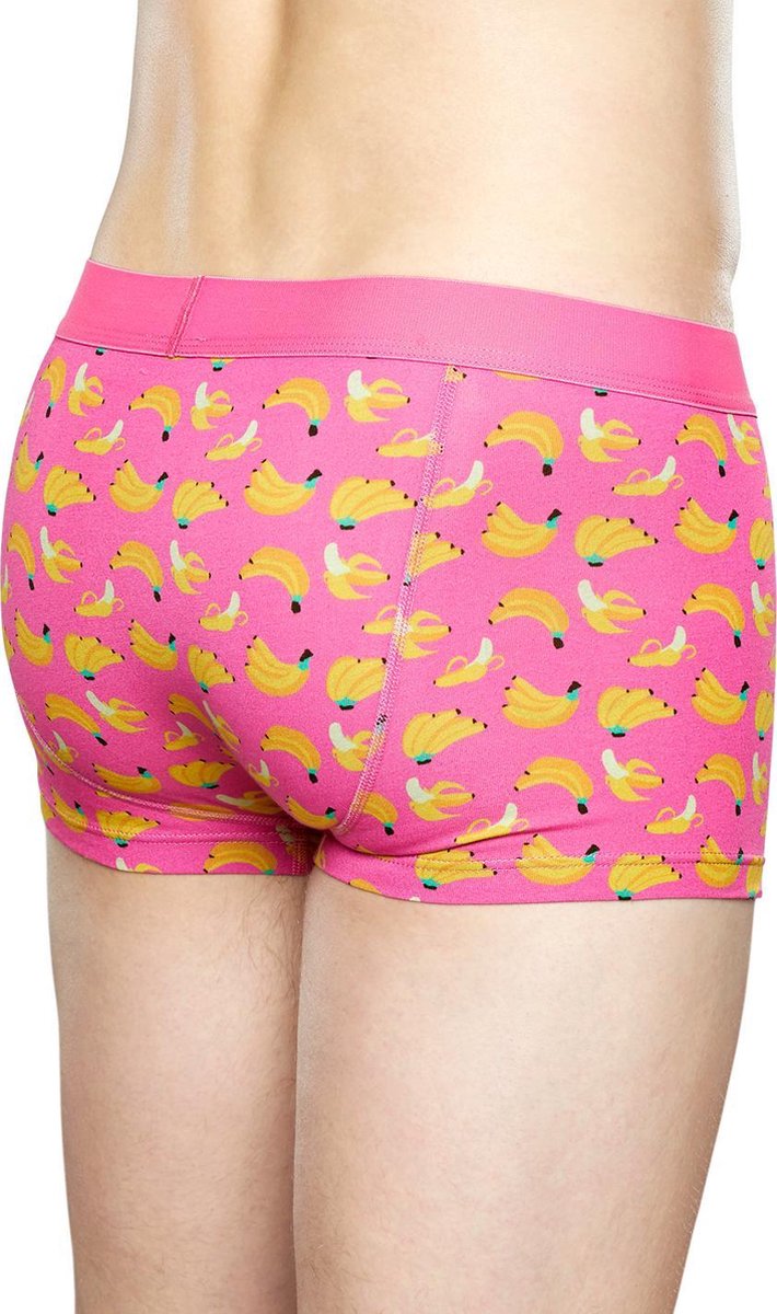 Happy Men's Trunk/Boxershort Banana Roze, Maat L | bol.com