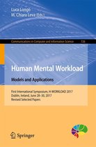 Communications in Computer and Information Science 726 - Human Mental Workload: Models and Applications