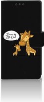 Sony Xperia XA1 Uniek Boekhoesje Giraffe