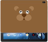 Lenovo Tab E10 Tablet Back Cover Bear Brown