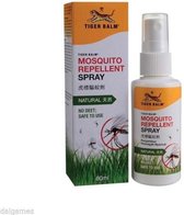 Tiger Balm | Mosquito Repellent Spray | Tijgerbalsem Anti Insectenspray | 1 flacon 60 ml | 0% deet | anti insecten
