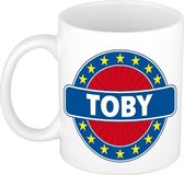 Toby naam koffie mok / beker 300 ml  - namen mokken