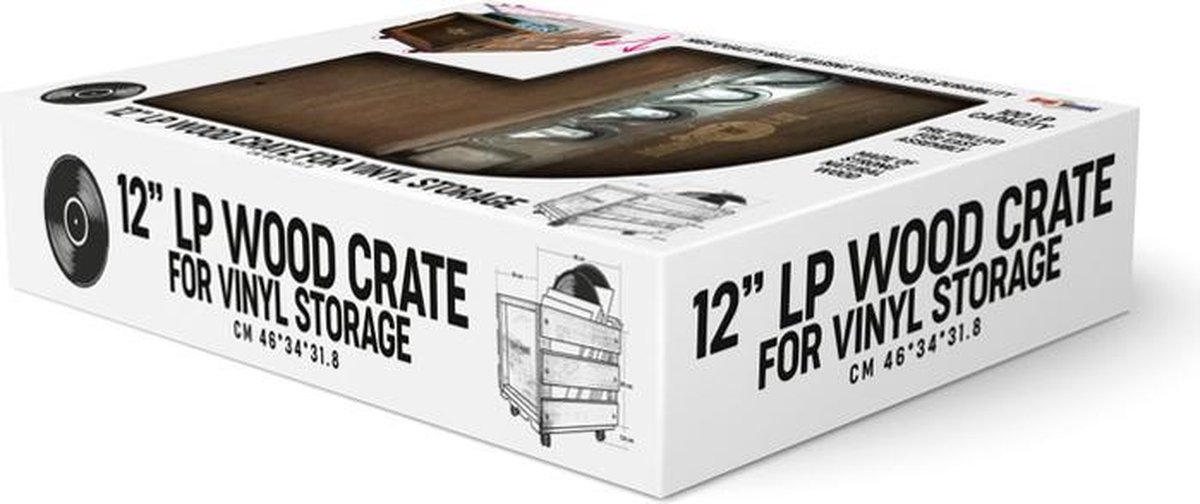 LP krat van bamboe HIER online kopen LP krat van bamboe HIER online kopen