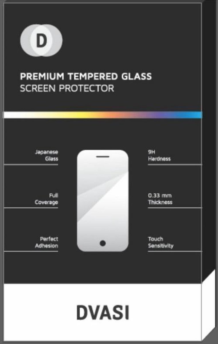 Tempered Glass Premium Screenprotector - iPhone X/Xs - DVASI
