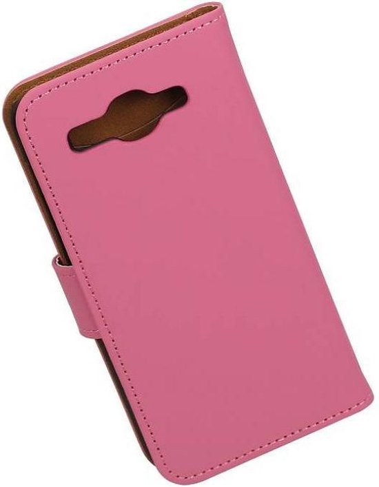 Coque Huawei Ascend Y540 Solid Bookstyle Rose