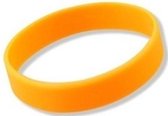 Siliconen armband neon oranje