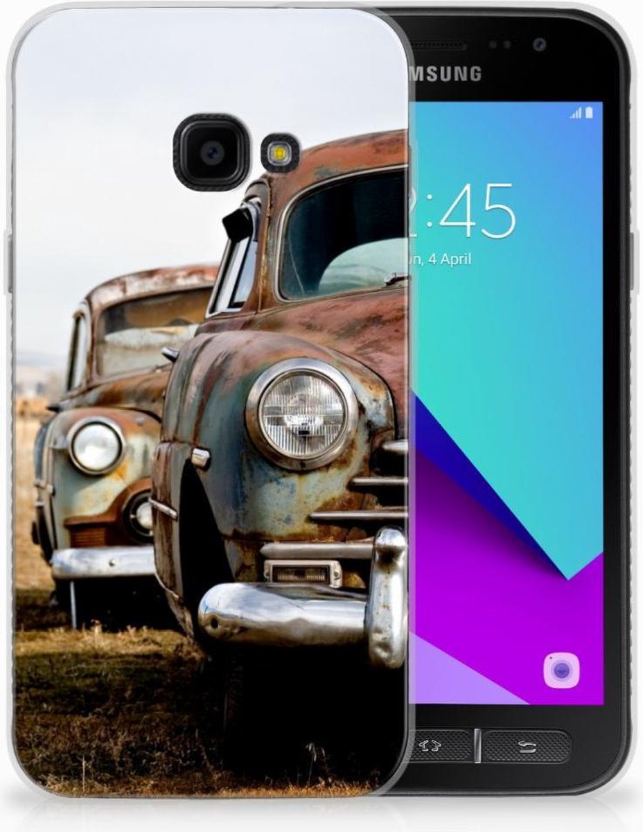TPU Hoesje voor Samsung Galaxy Xcover 4 | Xcover 4s Siliconen Hoesje met foto Vintage Auto