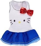 Barbie Hello Kitty Garment Garment Blanc / bleu 8 Cm