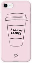 Fashionthings - I love my coffee - Eco-friendly - iPhone 7/8 hoesje / cover / softcase