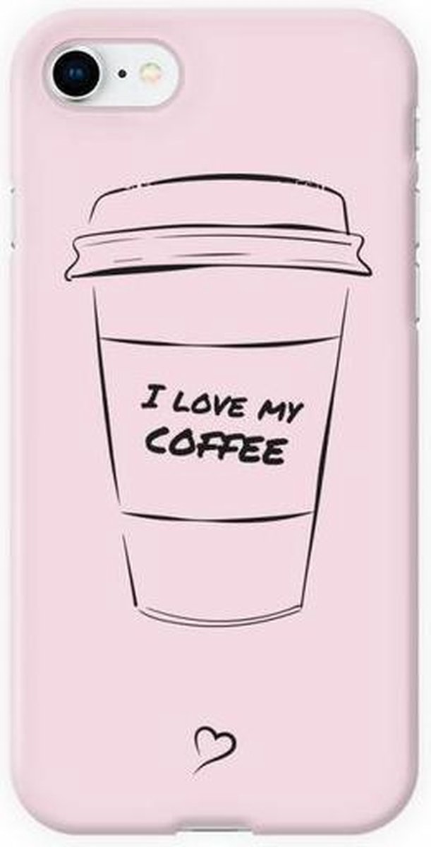 Fashionthings - I love my coffee - Eco-friendly - iPhone 7/8 hoesje / cover / softcase