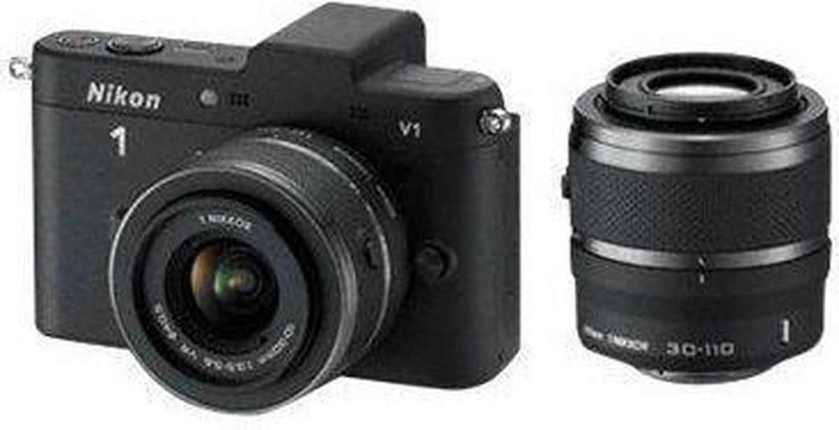 Nikon1V1+1NIKKOR10-30mm＋1NIKKOR30-110mm Nikon 1 V1 + 10-30mm + 30-110mm NIKKOR VR - Zwart | bol