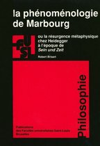 Collection générale - La phénoménologie de Marbourg
