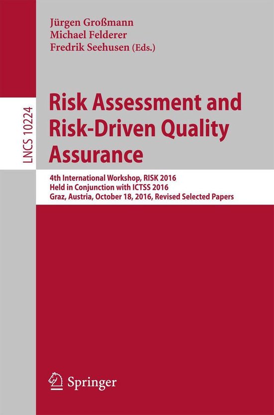 Springer Nature Proceedings Computer Science - Risk Assessme ... - cover