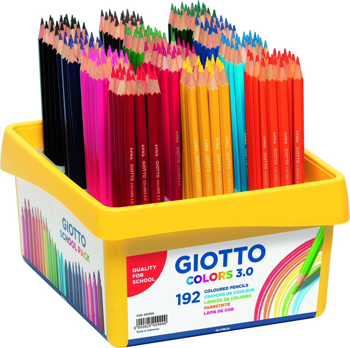 Giotto Giotto Colors 3.0 - Schoolpack Of 192 Colouring Pencils (Fsc)