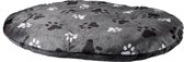Trixie hondenkussen gino pootprint grijs 50 × 35 cm