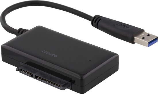 DELTACO USB3-SATA6G2 USB naar SATA adapter voor 2,5" harde schijven - USB  3.0 - SATA... | bol.com