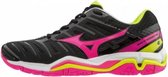 Mizuno Wave Stealth 4 Dames - Zwart / Roze - maat 38