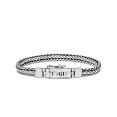 SILK Jewellery - Zilveren Armband - Zipp - 345.20 - Maat 20,0