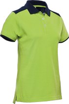 Santino Tivoli 2color Dames Polo-shirt (210g/m2) - Limegroen | Marine - XL