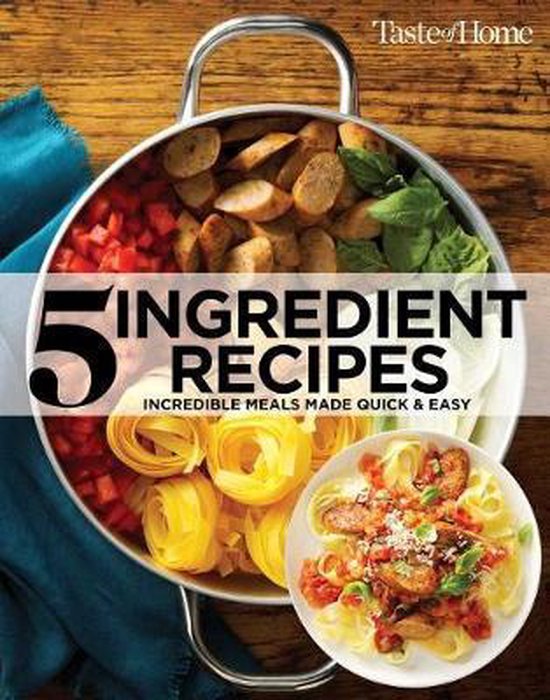 Toh 5 Ingredient- Taste of Home 5 Ingredient Cookbook 2e - cover