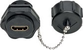 Tripp-Lite P569-000-FF-IND 4K HDMI Coupler with Ethernet (F/F), Industrial High Speed, 4K x 2K (@ 60 Hz), IP67 Rated, Dust Cap TrippLite